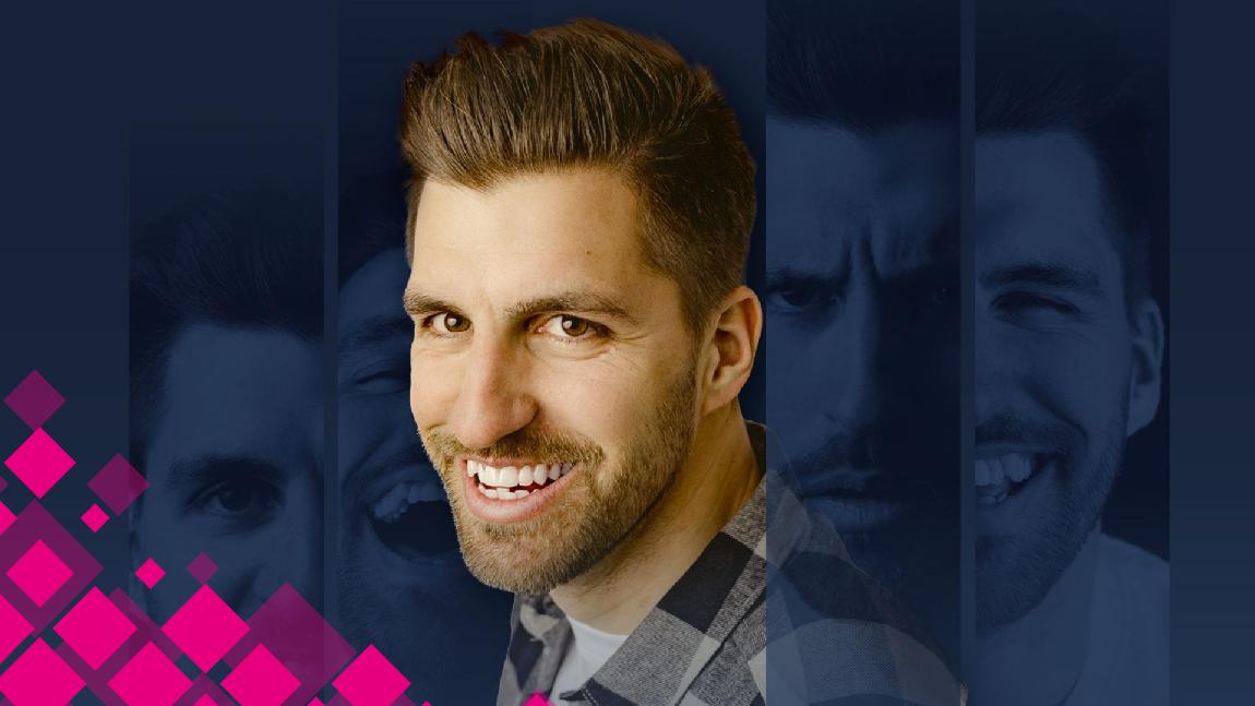 Portrait de l'humoriste Antoine Donneaux.